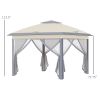 11' x 11' Pop Up Canopy Tent with Netting and Carry Bag