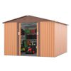 9.1' x 10.5' Outdoor Metal Storage Shed