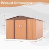 9.1' x 10.5' Outdoor Metal Storage Shed