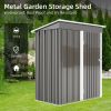 Tool Shed with Sloping Roof and Lockable Door