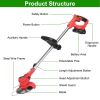 Electric Cordless Grass Trimmer
