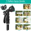 Stainless Steel Garden Hose with 2 Nozzles