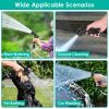 Stainless Steel Garden Hose with 2 Nozzles