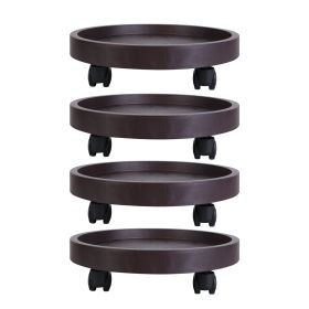 4Pcs Plant Caddy With Wheels (Option: 4PcsPlantStand 12In)