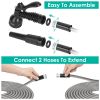 Stainless Steel Garden Hose with 2 Nozzles