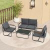4-Piece Outdoor Patio Furniture Sets