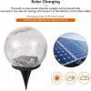 Solar Garden Light Cracked Glass Ball